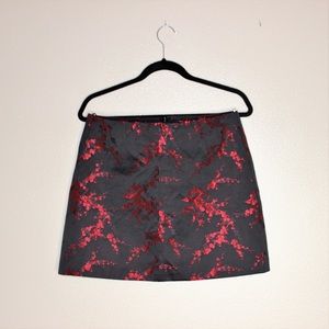 Cherry Blossom Print Skirt